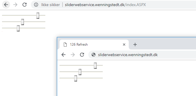 Slider JavaScript/ASPX Web Service screenshot