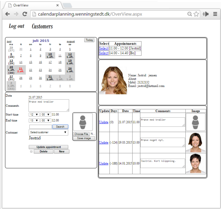 fokusKalender.dk screenshot